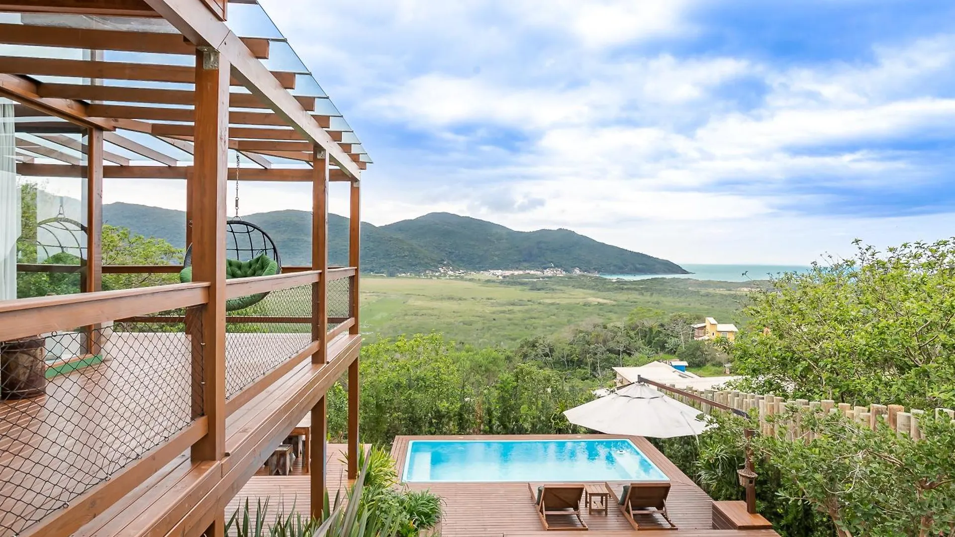 Vila Praias, Piscina E Hidro Muito Conforto Com Vista Florianópolis Brazílie