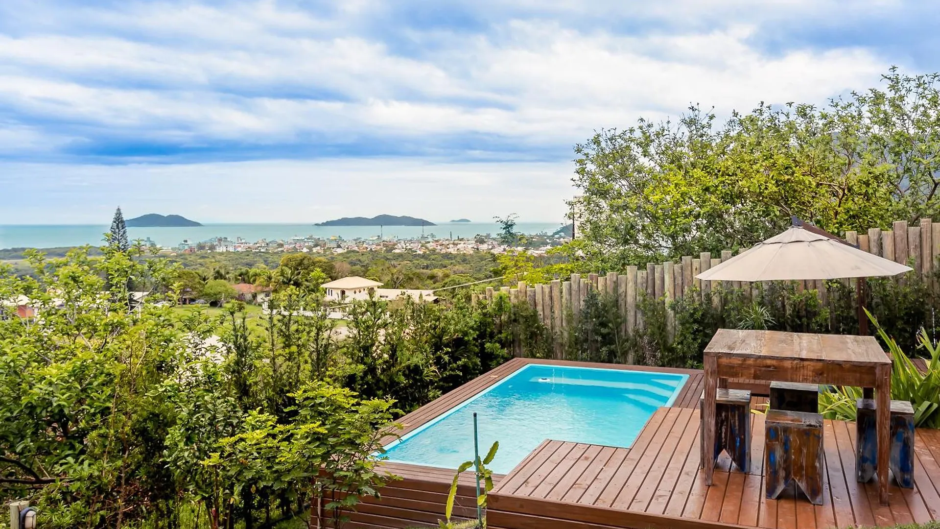 빌라 Praias, Piscina E Hidro Muito Conforto Com Vista Florianópolis