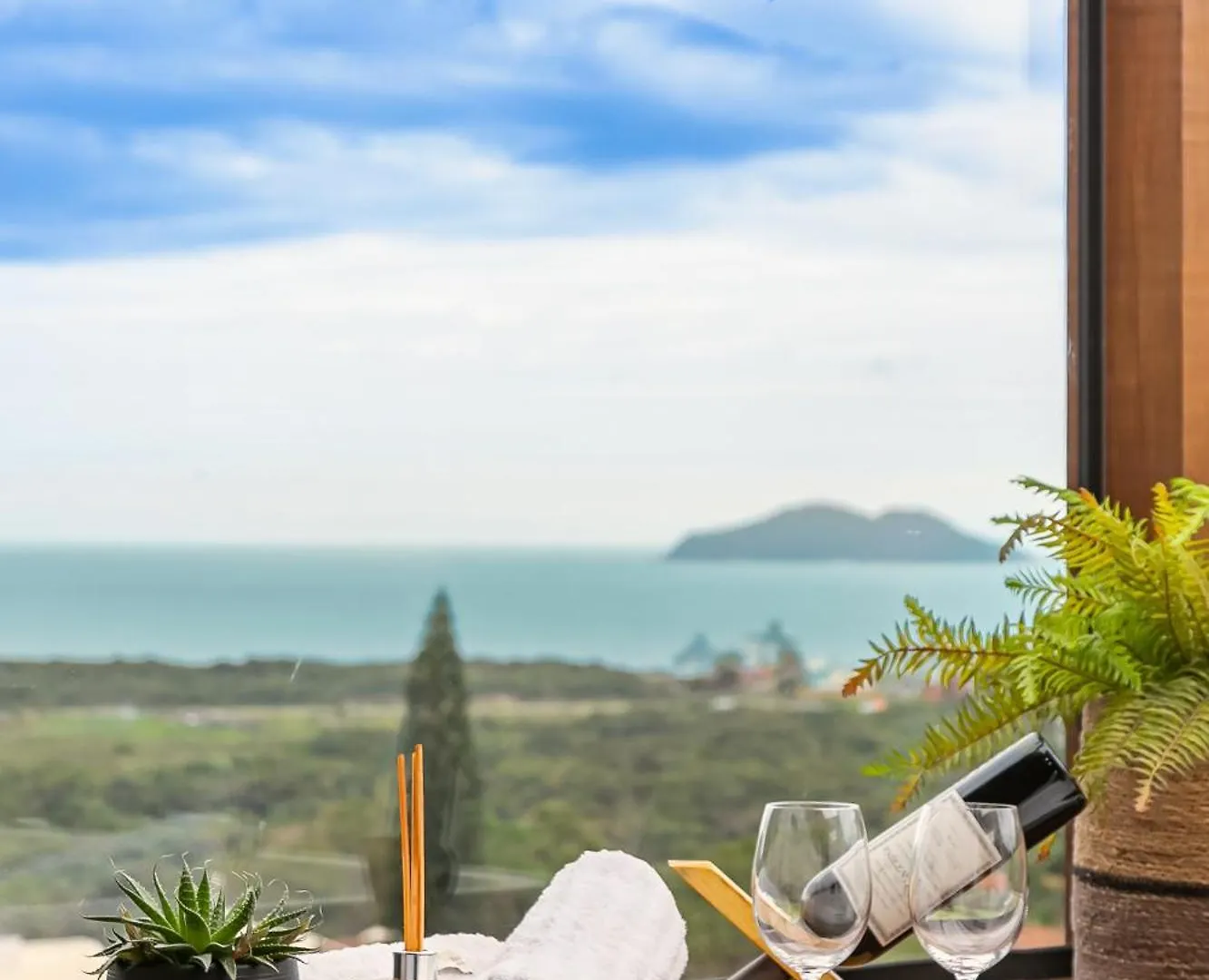 Praias, Piscina E Hidro Muito Conforto Com Vista Florianópolis 빌라